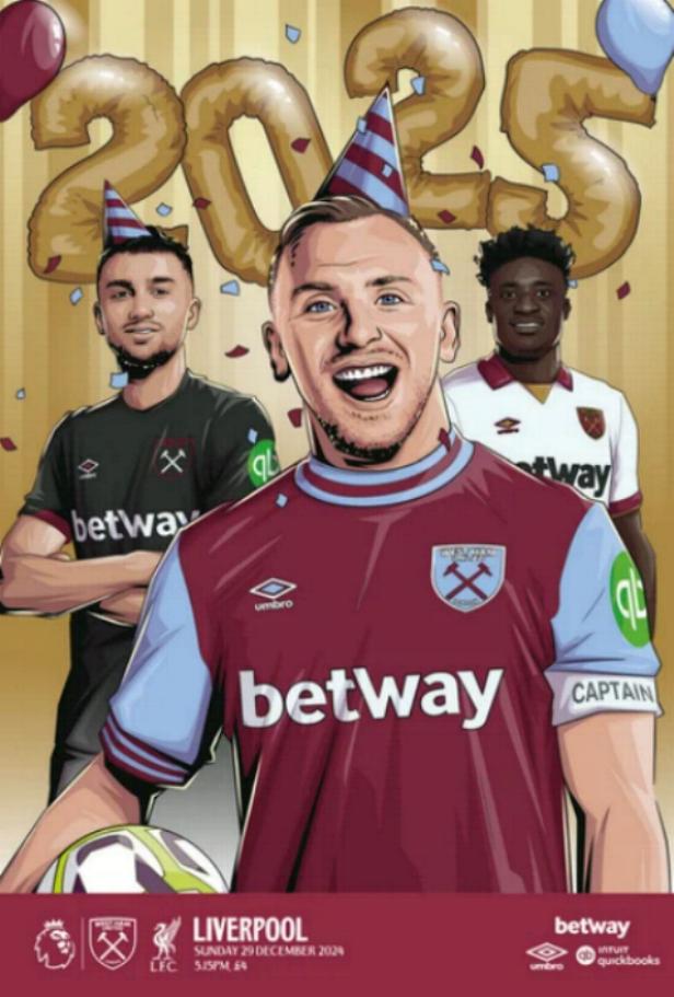 WEST HAM v LIVERPOOL 2024/25